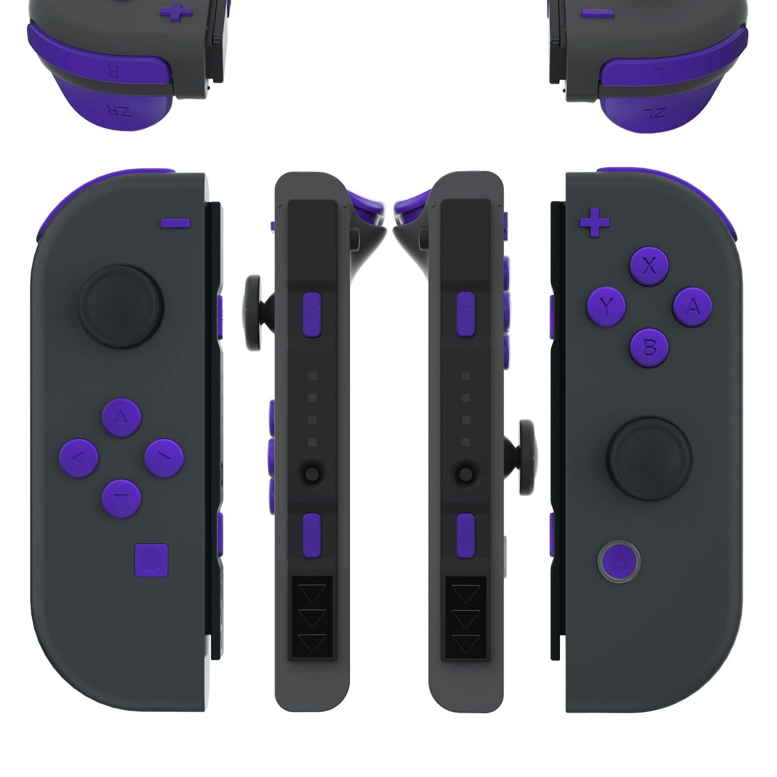 Dark Purple 21in1 Button Kits For NS Switch Joycon & OLED Joycon