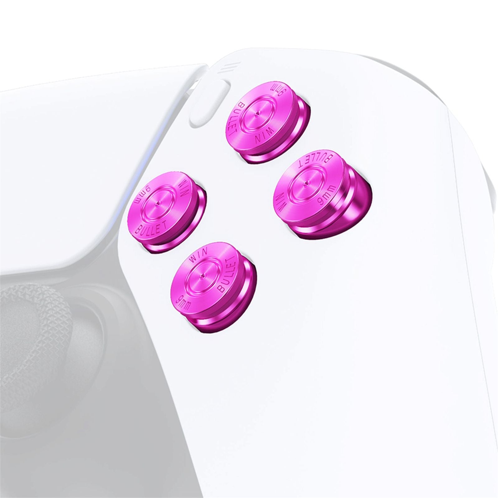 Purple Metal ABXY Buttons Compatible With PS5 Controller-JPFA005WS