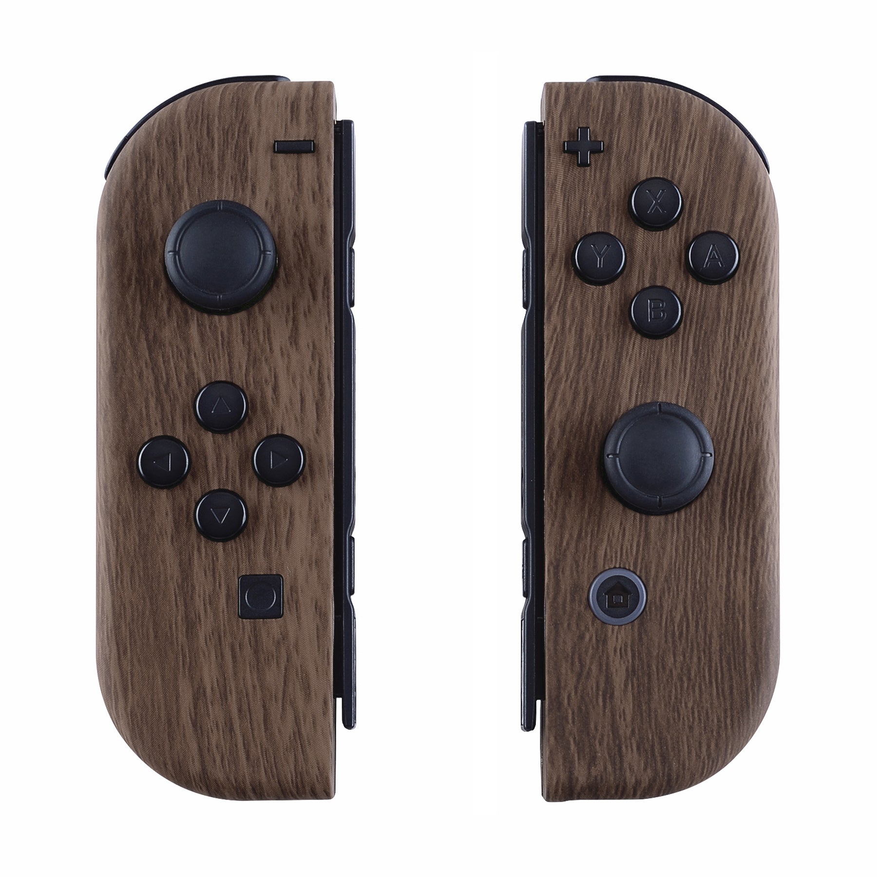 Soft Touch Wooden Grain Shells For NS Switch Joycon OLED Joycon