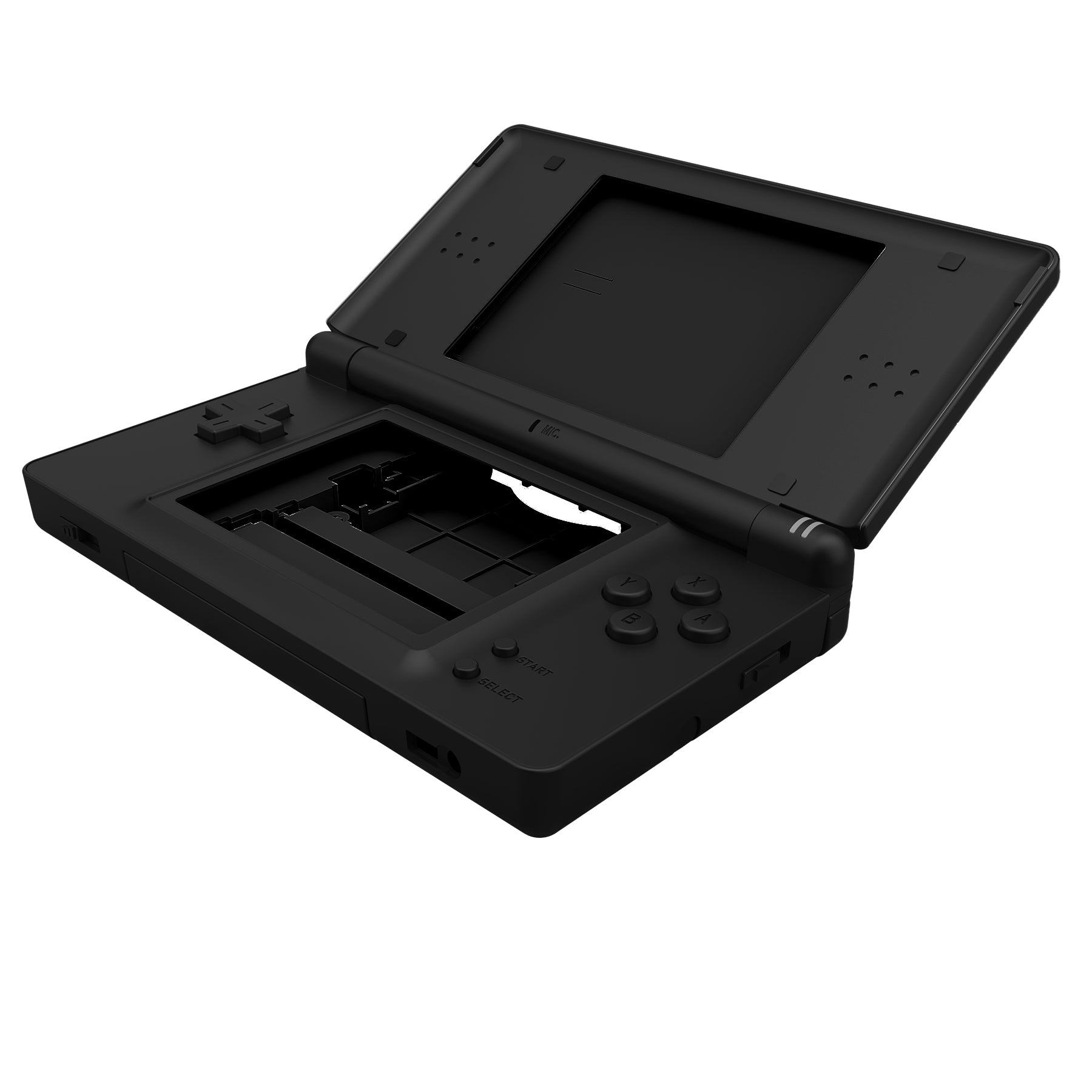 eXtremeRate Black Replacement Full Housing Shell & Buttons with