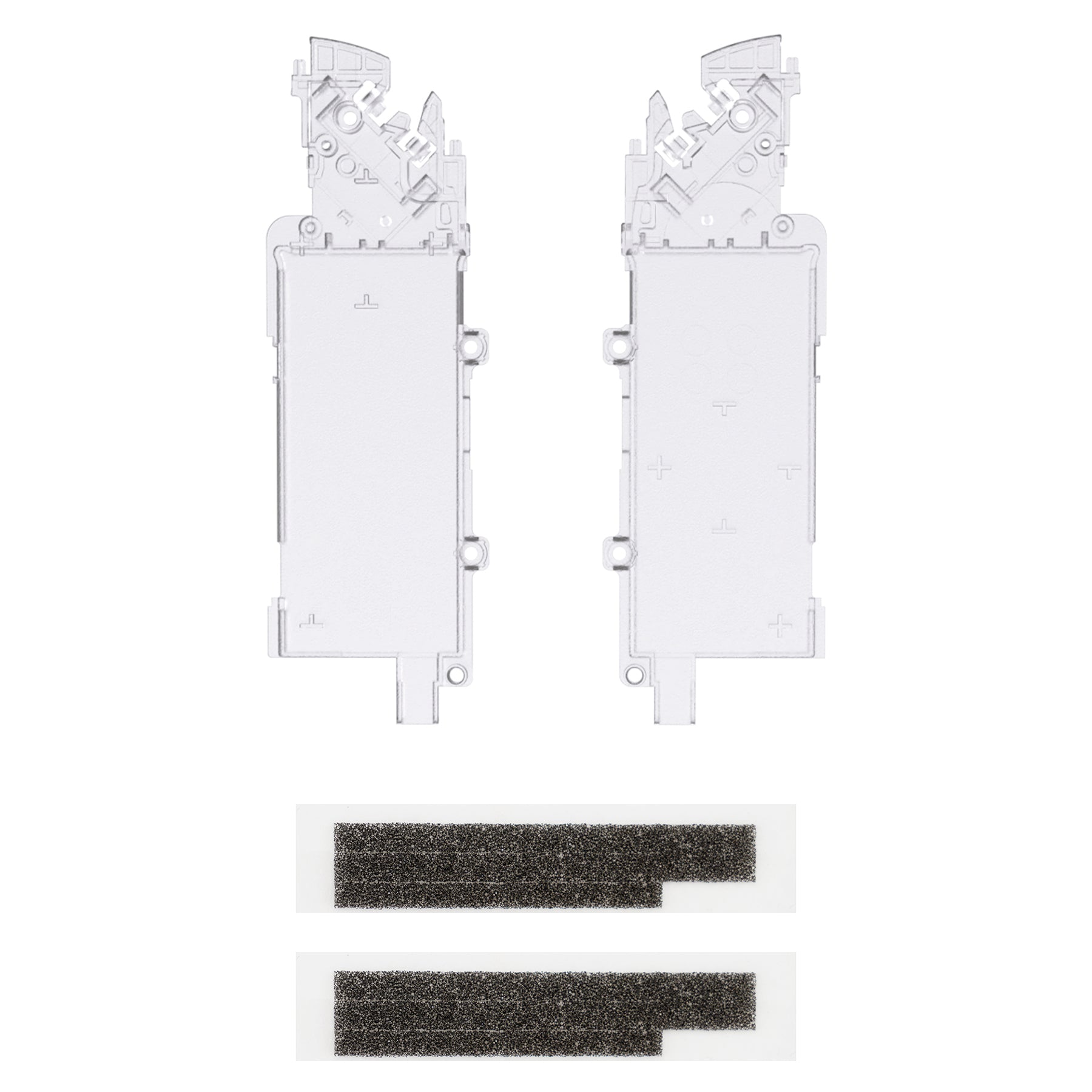 eXtremeRate Clear Replacement Middle Frame for Nintendo Switch 2