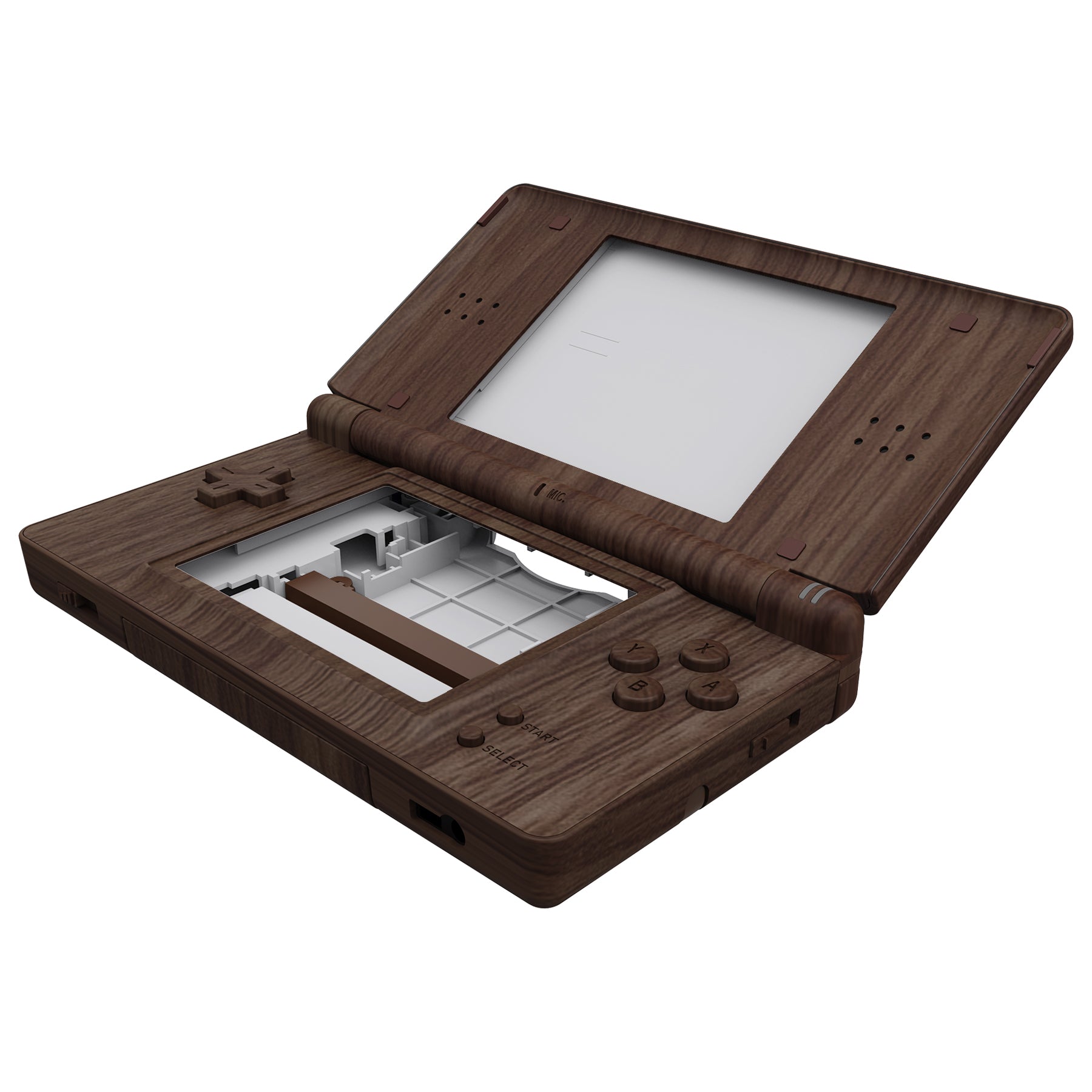 eXtremeRate Wood Grain Replacement Full Housing Shell & Buttons