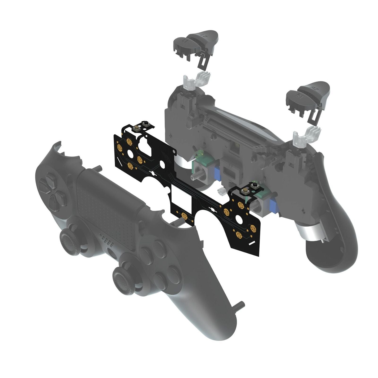 Clicky Hair Trigger Kit Compatible With PS4 CUH ZCT2 Controller