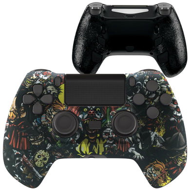 Scary Party Decade Tournament Controller(DTC) Upgrade Kit With Upgrade Board & Ergonmic Shell & Back Buttons & Trigger Stops Compatible With PS4 Controller JDM-040/050/055-P4MG009 - Extremerate Wholesale