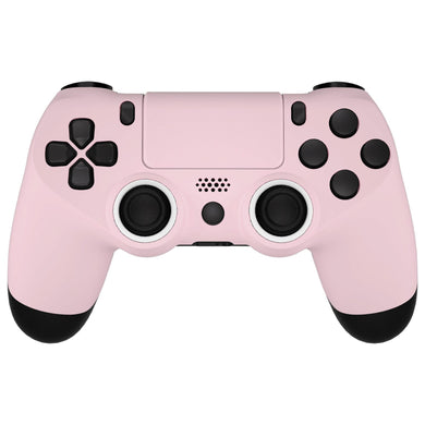 eXtremeRate Ghost Redesigned Cherry Blossoms Pink Front Housing Shell with Touch Pad Compatible with PS4 Slim Pro Controller JDM-040/050/055 - GHP4P004WS - Extremerate Wholesale