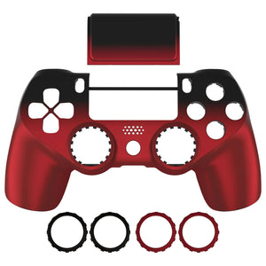 eXtremeRate Ghost Redesigned Shadow Vampire Red Front Housing Shell with Touch Pad Compatible with PS4 Slim Pro Controller JDM-040/050/055 - GHP4P005WS - Extremerate Wholesale