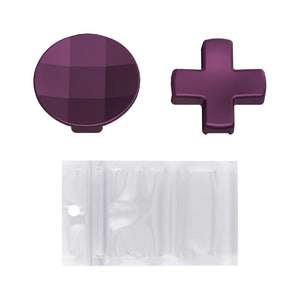 2 pcs Metalic Grape Magnetic Stainless Steel D-Pads for Xbox One Elite & Xbox One Elite Series 2 Controller - IL406WS - Extremerate Wholesale