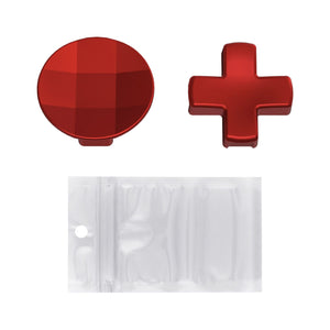 2 pcs Metalic Vampire Red Magnetic Stainless Steel D-Pads for Xbox One Elite & Xbox One Elite Series 2 Controller - IL404WS - Extremerate Wholesale