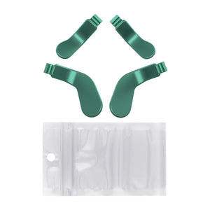 4 pcs Metallic Aqua Green Replacement Stainless Steel Paddles for Xbox One Elite Controller Seies 2 -IL316WS - Extremerate Wholesale