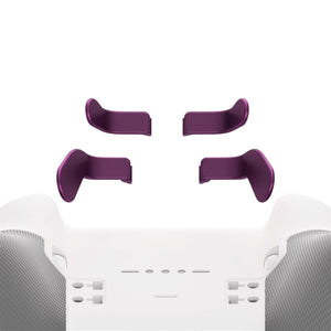 4 pcs Metallic Grape Replacement Stainless Steel Paddles for Xbox One Elite Controller Seies 2 -IL315WS - Extremerate Wholesale