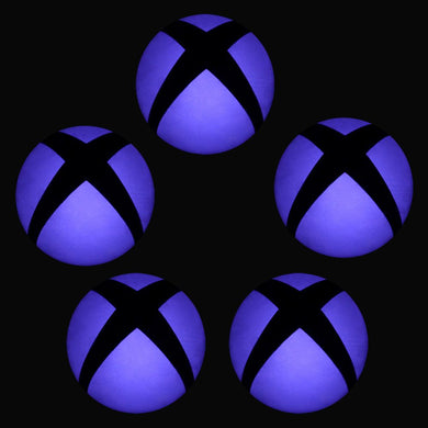 5 PCS LED Color Change Sticker Decal for Xbox One Console Power Button Purple-GX00092 - Extremerate Wholesale