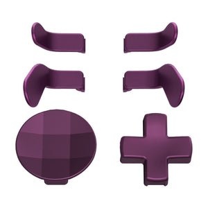 6 in 1 Metallic Grape Magnetic Stainless Steel D-pads Replacement Back Paddles For Xbox Elite & Elite Series 2 Controller - IL506 - Extremerate Wholesale
