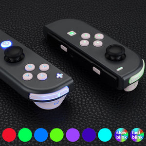 7 Colors 9 Modes Button Control DFS LED Kit With Matte UV Cherry Blossoms Pink Classical Symbols Buttons For NS Switch & Switch OLED Model Joycon-NSLED015G2 - Extremerate Wholesale