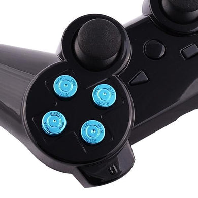 Aluminum Blue Bullet Buttons Compatible With PS3 PS4 Controller-P3J0204 - Extremerate Wholesale