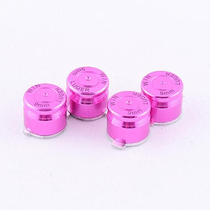 Aluminum Pink Bullet Buttons Compatible With PS3 PS4 Controller-P3J0207 - Extremerate Wholesale