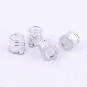 Aluminum Silver Bullet Buttons Compatible With PS3 PS4 Controller-P3J0202 - Extremerate Wholesale
