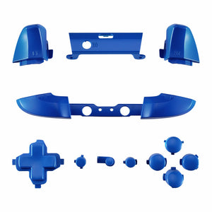Matte UV Blue RTLT + RBLB + Sync +Top Middle Bar (around guide)+ ABXY + Start/Back + Dpad For XBOX One S Controller-SXOJ0203WS - Extremerate Wholesale
