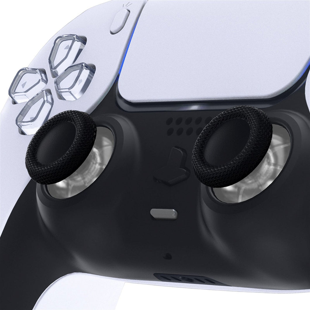 Black And Clear Analog Thumbsticks Compatible With PS5 Controller-JPF609WS - Extremerate Wholesale