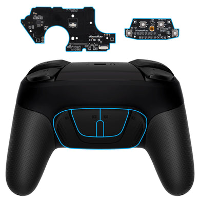 Black Back Paddle Remappable Rise4 Remap Kit With Upgrade Board & Resigned Back Shell & 4 Back Buttons For Nintendo Switch Pro Controller-XGNPP001 - Extremerate Wholesale