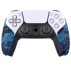 Black Blue Camouflage Professional Anti-Slip Handle Grips Compatible With PS5 Controller-PFPJ063 - Extremerate Wholesale