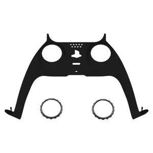 Black Decorative Trim Shell With Accent Rings Compatible With PS5 Controller-GPFP3030WS - Extremerate Wholesale
