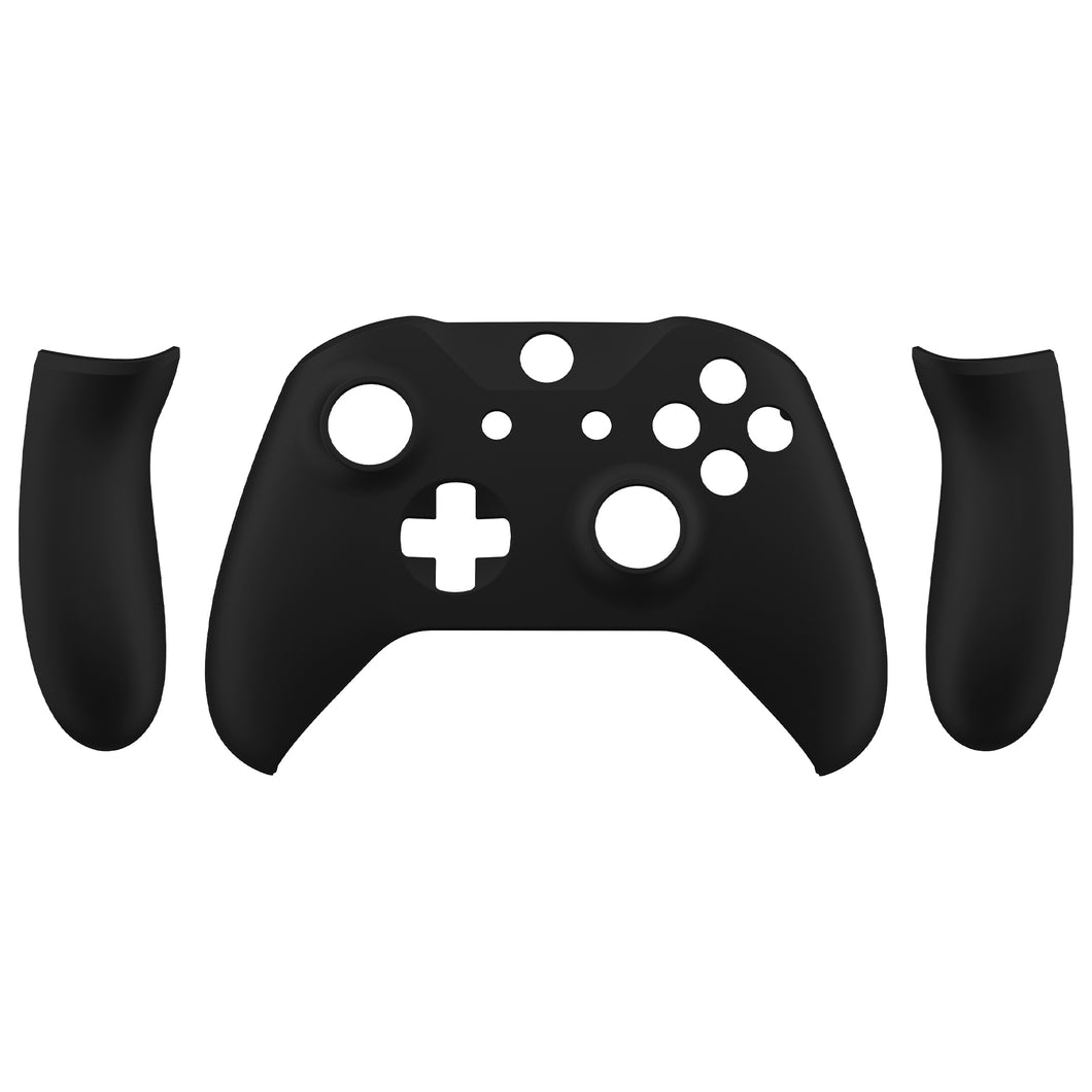 Black Front Shell With Side Rails Panel For Xbox One S Controller-ZSXOFX19WS