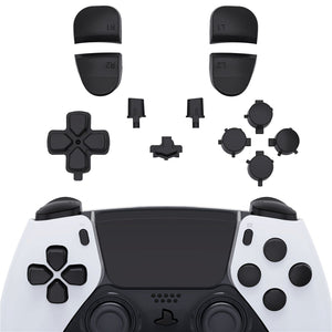 Black Full Set Button Kits Compatible With PS5 Edge Controller -JXTEGP006WS - Extremerate Wholesale