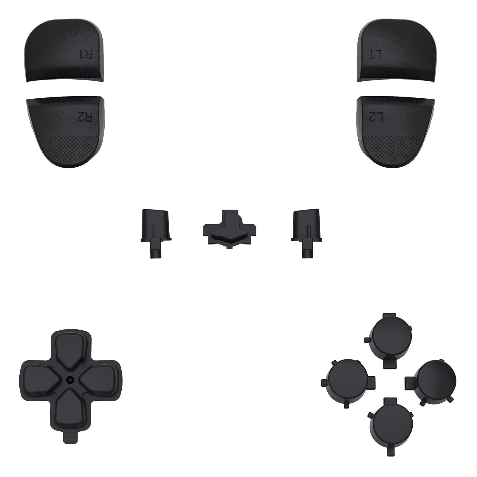 Black Full Set Button Kits Compatible With PS5 Edge Controller