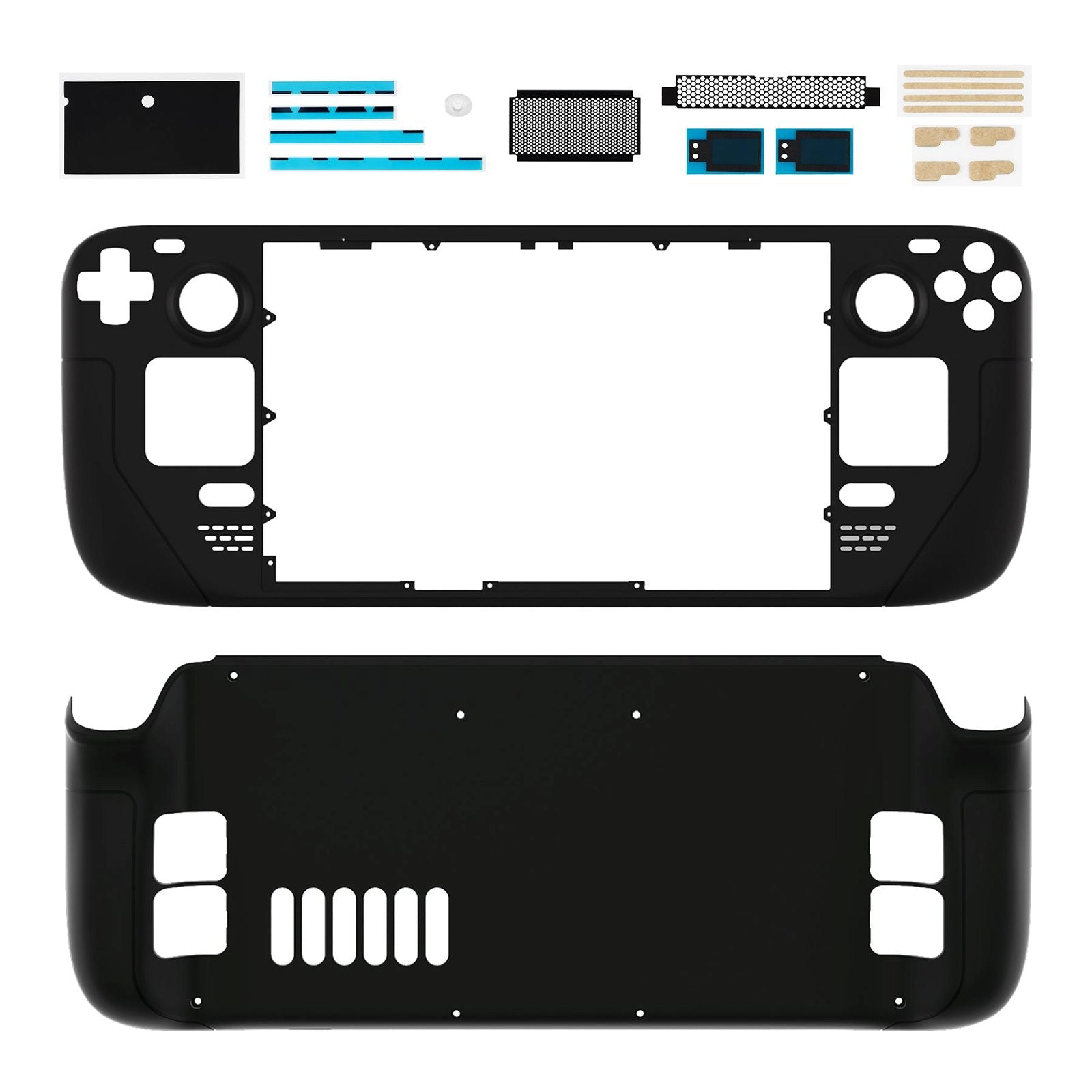 Soft Touch Black Full Set Shell For Steam Deck LCD Console