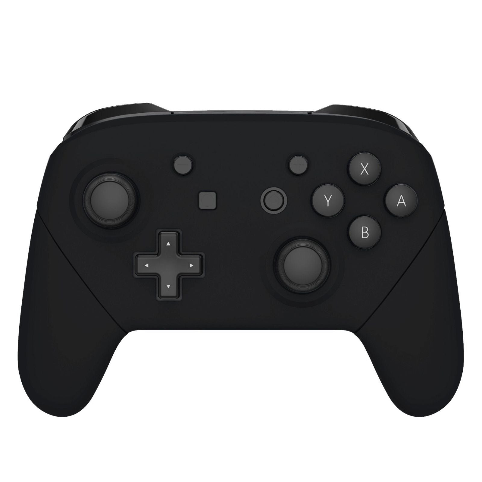 Black Full Shells And Handle Grips For NS Pro Controller-FRP315WS