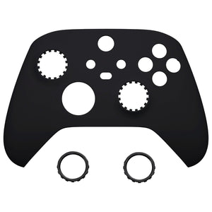 Black Magnetic Replacement Front Housing Shell With Accent Rings For Xbox Series X & S Controller & Xbox Core Controller Model 1914 - MX3P3004WS - Extremerate Wholesale