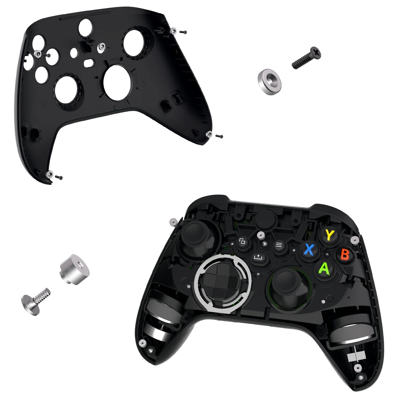 Black Magnetic Replacement Front Housing Shell With Accent