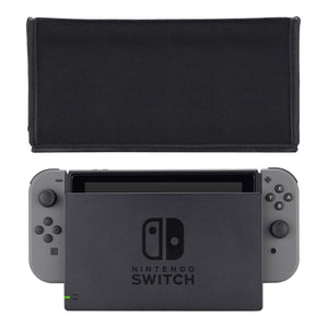 Black Nylon Horizontal Double Protector Dust Guard Cover for Nintendo Switch Console-NSPJ0614 - Extremerate Wholesale
