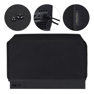 Black Nylon Horizontal Dust Cover For Xbox Series X Console, Soft Neat Lining Dust Guard, Anti Scratch Waterproof Cover Sleeve For Xbox Series X Console - X3PJ008 - Extremerate Wholesale