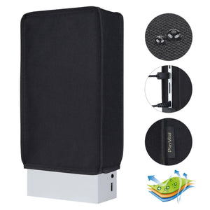 Black Nylon Vertical Dust Cover For Xbox Series S Console, Soft Neat Lining Dust Guard, Anti Scratch Waterproof Cover Sleeve For Xbox Series S Console - X3PJ007 - Extremerate Wholesale