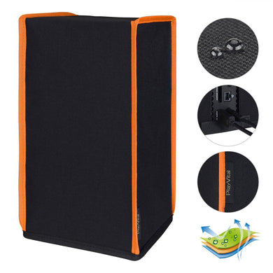 Black & Orange Trim Nylon Dust Cover For Xbox Series X Console, Soft Neat Lining Dust Guard, Anti Scratch Waterproof Cover Sleeve For Xbox Series X Console - X3PJ012 - Extremerate Wholesale