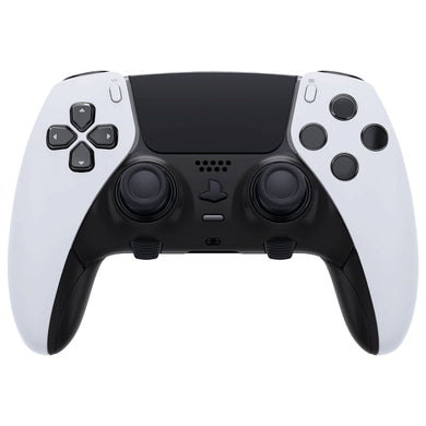 Black Replacement Top Bottom Decorative Trim Shell Compatible with PS5 Edge Controller -CXQEGP006WS - Extremerate Wholesale