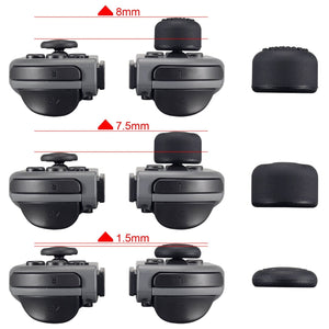 Black Thumbstick Grip Raising Covers For Nintendo Switch Controller-NSPJ0006B - Extremerate Wholesale