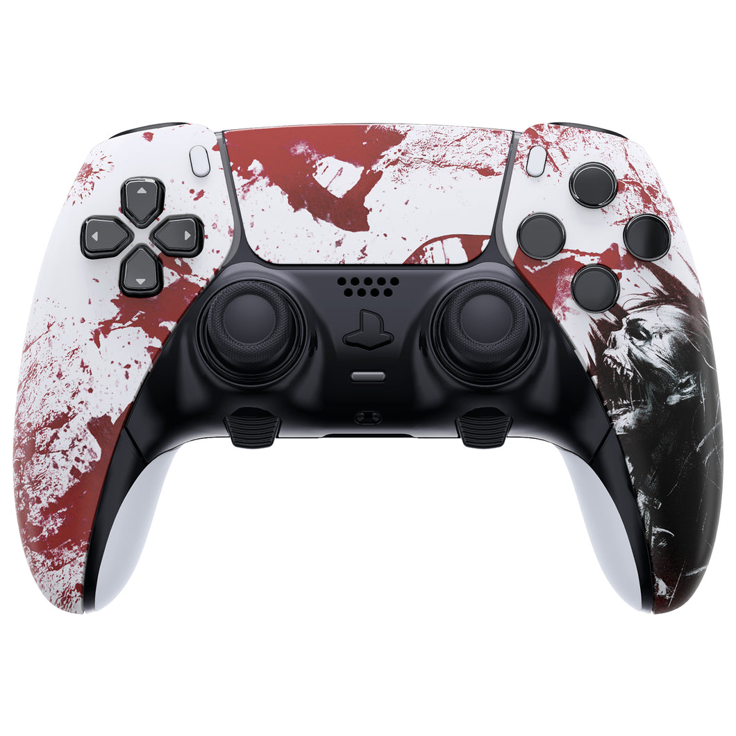 Blood Zombie Left Right Front Housing Shell With Touchpad Compatible With PS5 Edge Controller - MLREGT012WS