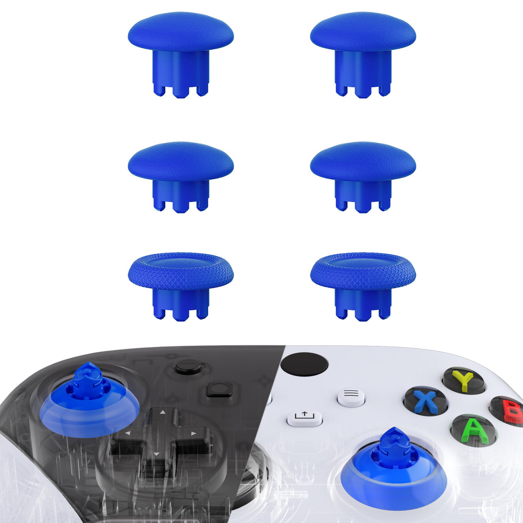 Blue EDGE Sticks Replacement Interchangeable Thumbsticks for Xbox Series X/S & Xbox Core & Xbox One X/S & Xbox Elite V1 & NS Switch Pro Controller - AGLX3M009WS