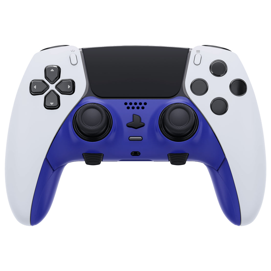 Blue Replacement Top Bottom Decorative Trim Shell Compatible with PS5 Edge Controller -CXQEGP003WS