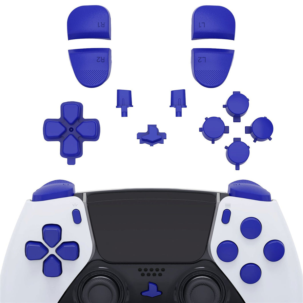 Blue Full Set Button Kits Compatible With PS5 Edge Controller -JXTEGP003WS - Extremerate Wholesale