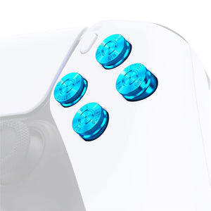 Blue Metal ABXY Buttons Compatible With PS5 Controller-JPFA004WS - Extremerate Wholesale