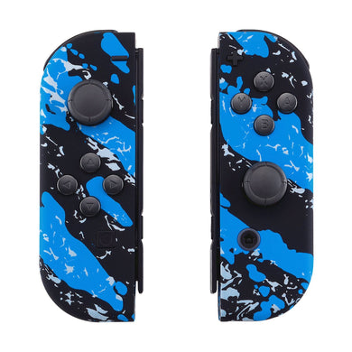 Blue Splatters Shells For NS Switch Joycon & OLED Joycon-CS205WS - Extremerate Wholesale