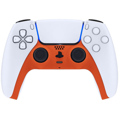 Bright Orange Decorative Trim Shell With Accent Rings Compatible With PS5 Controller-GPFP3004WS - Extremerate Wholesale
