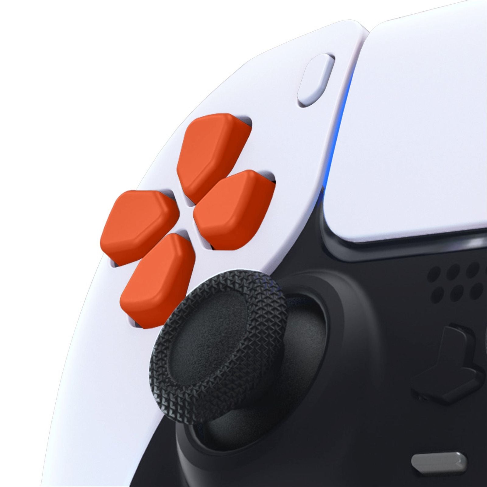 Bright Orange Ergonomic Split D-pad Direction Buttons (SDP Buttons