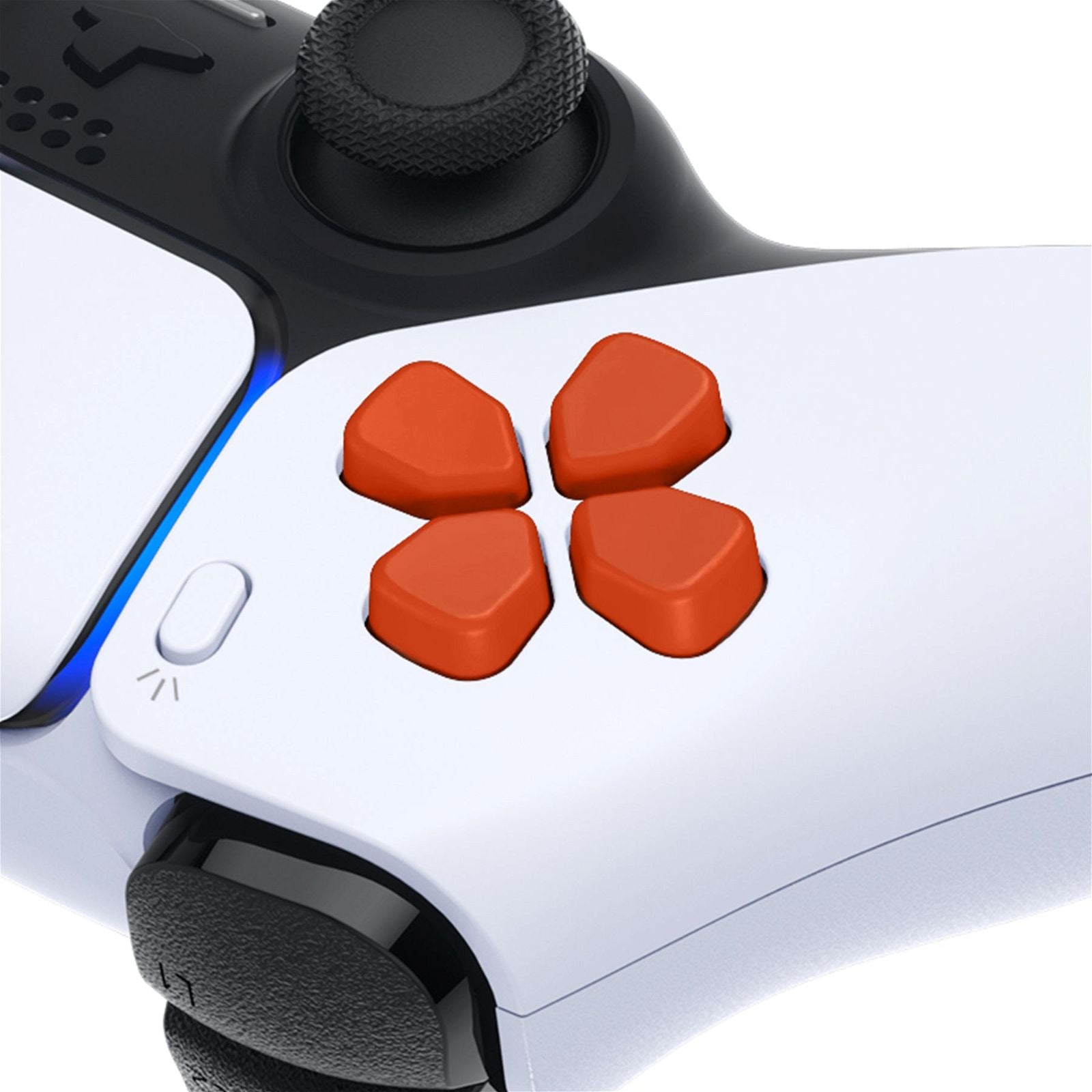 Bright Orange Ergonomic Split D-pad Direction Buttons (SDP Buttons