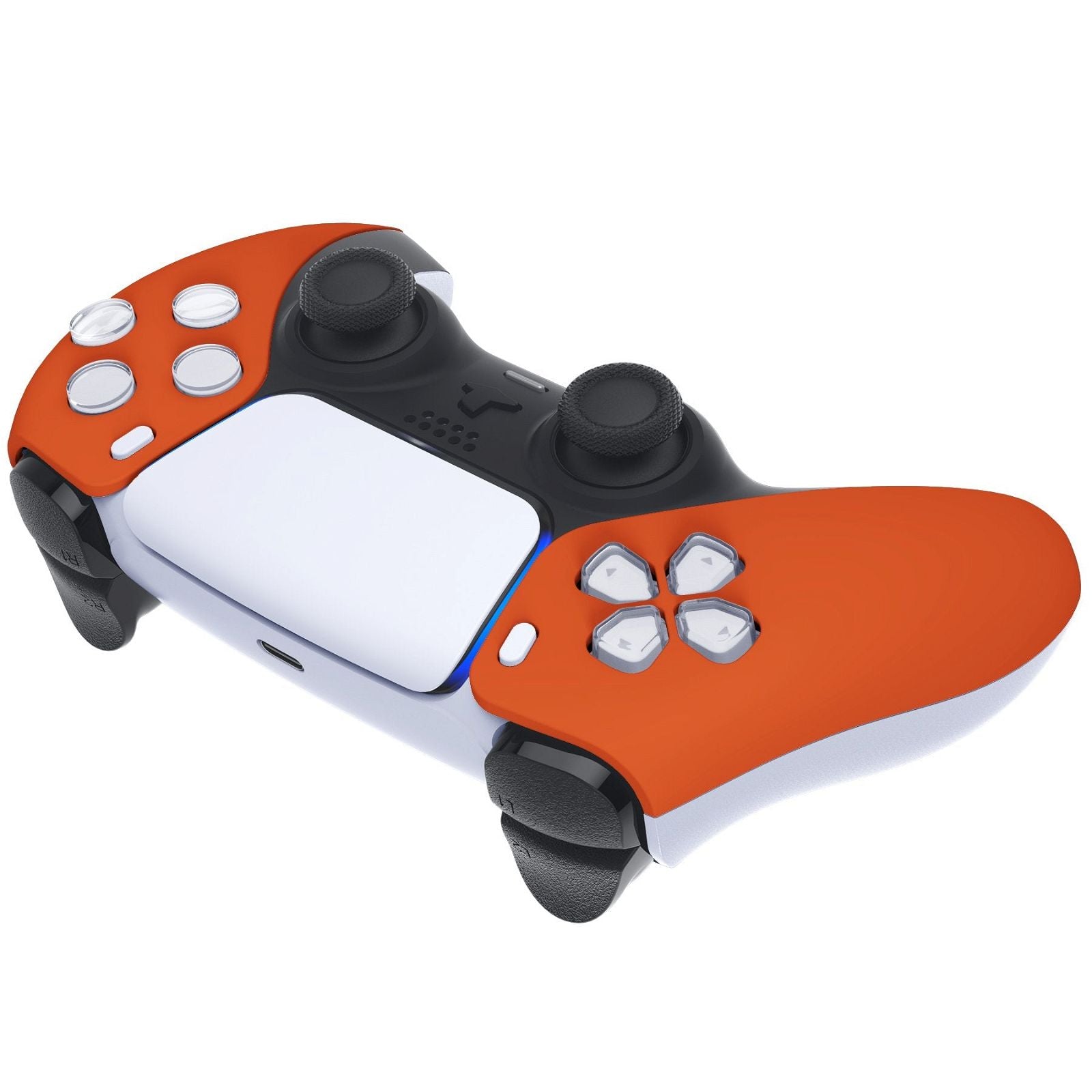 Soft Touch Bright Orange Front Shell Compatible With PS5