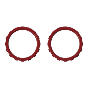 Solid Camine Red Custom Replacement Accent Rings For Xbox Elite Series 2 Core & Elite Series 2 & Xbox One Elite & eXtremeRate ASR Version Shell For Xbox Series X/S Controller-XOJ1329 - Extremerate Wholesale