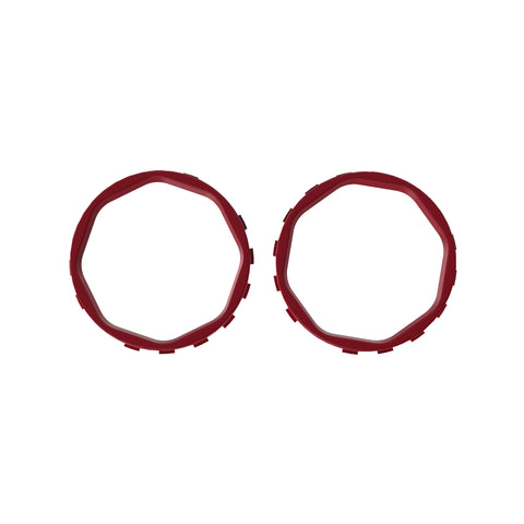 Carmine Red Redesigned Replacement Octagonal Gated Sticks Accent Rings ...